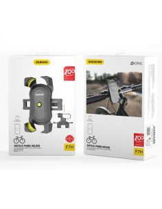 
F7H - Soporte Mobil En manillar Bicicleta, Negro, Dudao