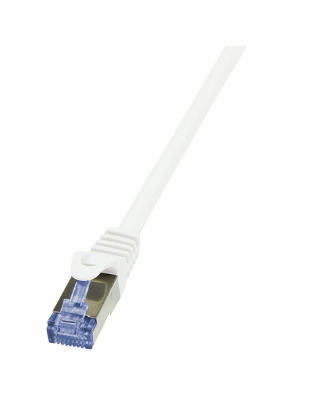 
96A0005BL LOGILINK - latiguillo 0,5 m. Blanco  Cat 6A S-FTP LSZH PiMF