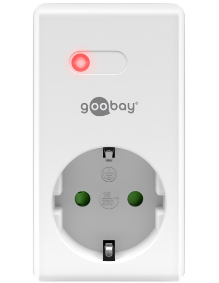 
58692 GOOBAY - Enchufes de radiocontrol, 1 Toma de Seguridad + 1 Mando