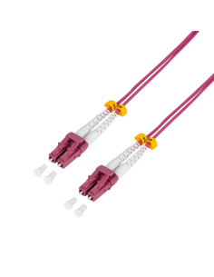 
 Fiber duplex patch cable, OM4, 50/125µ, LC-LC, erika violet, 50 m
Part No.: FP4LC50
EAN: 4052792035612 