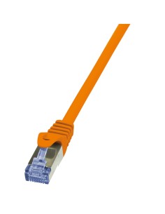 
96A0005NA LOGILINK - latiguillo 0,5 m. Naranja  Cat 6A S-FTP LSZH PiMF