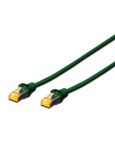 
DK-1644-A-020/G DIGITUS - Latiguillo CAT 6A, S/FTP,  2.00 m, Verde, LSZH Digitus. Con envoltura exterior LSZH (Low Smoke Zero