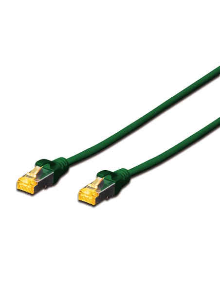 
DK-1644-A-020/G DIGITUS - Latiguillo CAT 6A, S/FTP,  2.00 m, Verde, LSZH Digitus. Con envoltura exterior LSZH (Low Smoke Zero