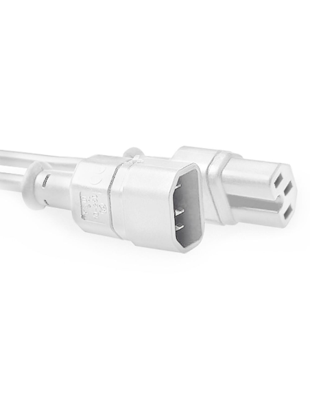 
AK5437 Cable Extension C14 a C15   2,00 m Blanco ACT