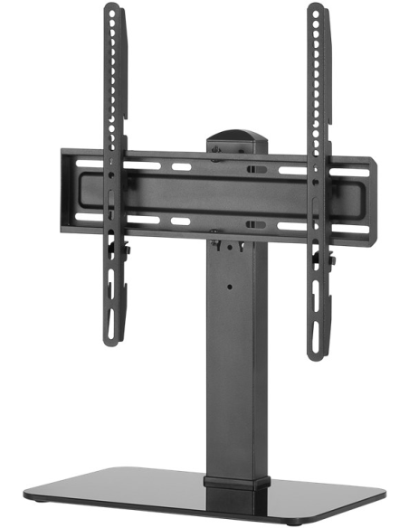 
58524 GOOBAY - Soporte 1 TV 32-55  40Kg S. Base, Acero Negro 35º giro 3 alturas  Goobay