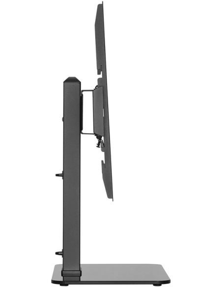 
58524 GOOBAY - Soporte 1 TV 32-55  40Kg S. Base, Acero Negro 35º giro 3 alturas  Goobay