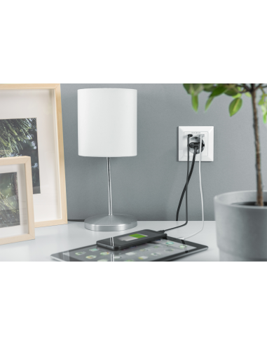 
DA-70615 DIGITUS - Enchufe empotrado con 1 USB Type C, 1 USB A Blanco Digitus