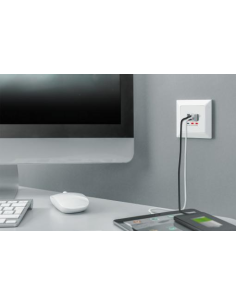 
DA-70618 DIGITUS - Placa empotrado de carga para smartphones/tabletas con 2 USB 2