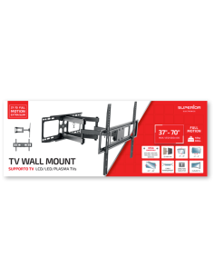 
SUPSTV011 SUPERIOR - Soporte de pared para TV, 37 pulgadas -70 Full Motion Extra Slim 2