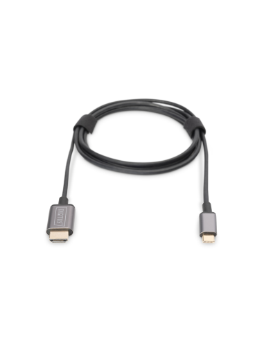
DB-300330-020-S DIGITUS - Cable USB C Macho a HDMI Macho  2.00m 4K/60Hz 18 Gbit/s Digitus  Conector Aluminio