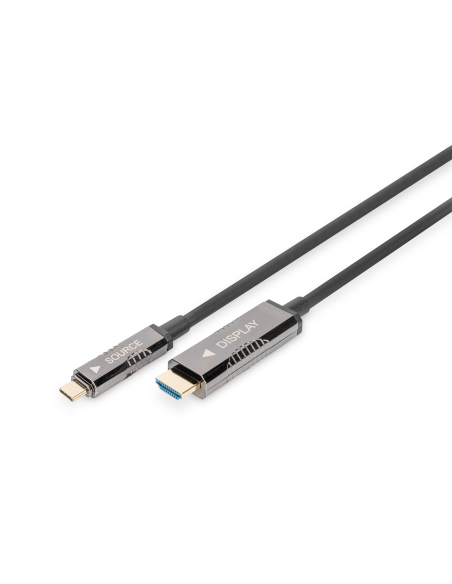 
AK-330150-150-S DIGITUS - Cable USB C Macho a HDMI Macho 15.00m 4K/60Hz 18 Gbit/s AOC Digitus