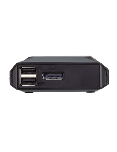 
US3312-AT ATEN - Switch KVM DisplayPort 4K USB-C de 2 puertos con selector de puertos remoto