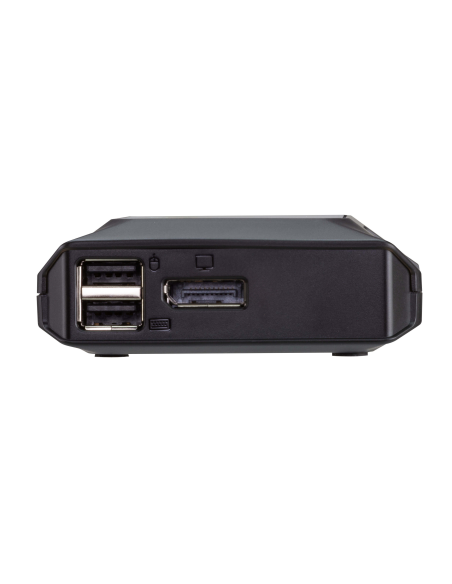 
US3312-AT ATEN - Switch KVM DisplayPort 4K USB-C de 2 puertos con selector de puertos remoto
