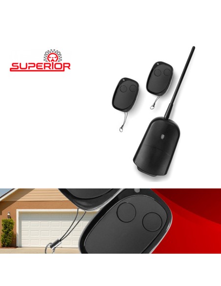 
SUPRK003 SUPERIOR - Centralita, con 2 mandos (rf 868 MHz) interno/externo. Receptor outdoor en compartimiento estanco