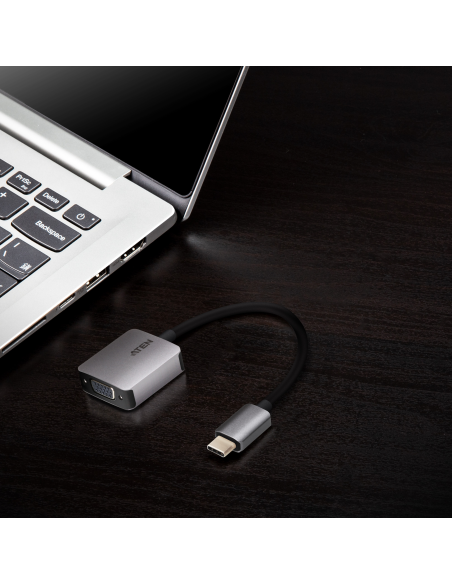 
UC3002A ATEN - Adaptador USB 3.2 Tipo C a VGA con Thunderbolt 3 ATEN