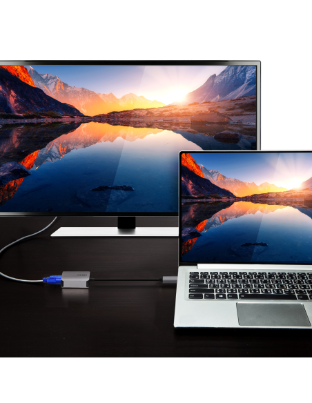 
UC3002A ATEN - Adaptador USB 3.2 Tipo C a VGA con Thunderbolt 3 ATEN
