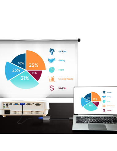 
UC3002A ATEN - Adaptador USB 3.2 Tipo C a VGA con Thunderbolt 3 ATEN
