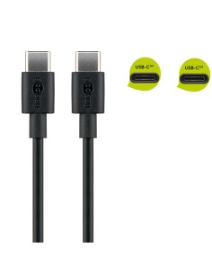 
66316 GOOBAY - Cable de 0,50m USB 2.0 480Mbps PD USB-C a USB-C Negro