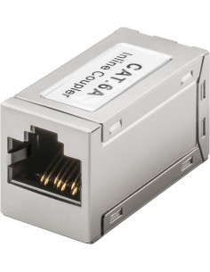 
Adaptador Cat 6A Metalico RJ45 Hembra-Hembra Goobay