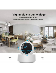 
GK-200MP2-B SONOFF - Cámara de Seguridad WiFI 1080P H.264 360º | SONOFF GK-200mp2-B