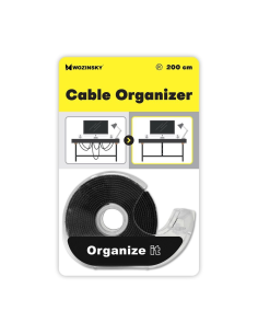 
WV02MBK WOZINSKY - Wozinsky correas organizador de cables 2 m Hook and Loop negro (WVO2MBK)