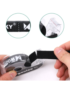 
WV02MBK WOZINSKY - Wozinsky correas organizador de cables 2 m Hook and Loop negro (WVO2MBK) 2