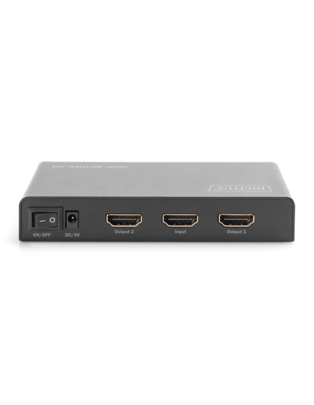 
DS-45324 DIGITUS 4K HDMI Splitter, 1x2, 4K2K, UHD/60Hz EDID, HDR, HDCP, black 