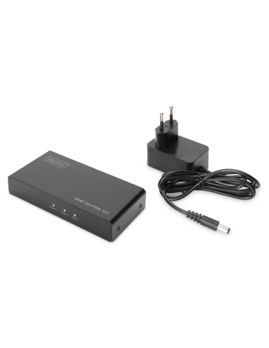 
DS-45324 DIGITUS 4K HDMI Splitter, 1x2, 4K2K, UHD/60Hz EDID, HDR, HDCP, black 
