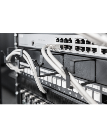 
DN-97602 DIGITUS - Panel de gestión de cables 1U, 5x anillas 40x60 mm,Negro RAL 9005 DIGITUS. DIGITUS Panel de gestión de cab