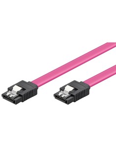 
0.50 m Cable SATA con Clip
 HDD S-ATA cable 1.5 GBits / 3 GBits Clip
SATA L-Type male > SATA L-Type male

    SATA II  Se