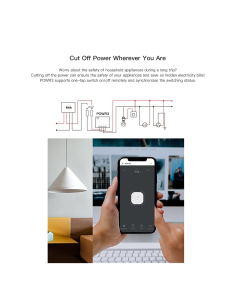 
SONOFF Pow R3- Interruptor Inteligente WiFi de Alta Potencia (con Monitoreo Energético), Protección de Sobrecarga, Ahorrar en 2
