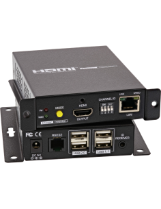 
64601 INLINE - HDMI USB KVM over IP Extender, 4K up to 100m Inline