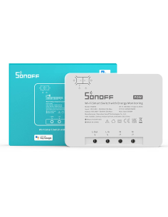 
SONOFF Pow R3- Interruptor Inteligente WiFi de Alta Potencia (con Monitoreo Energético), Protección de Sobrecarga, Ahorrar en