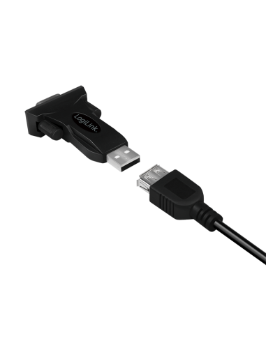 
AU0002F Conversor USB 2.0 a 1 puerto Serie (RS-232) Logilink Chipset: PL2303TA