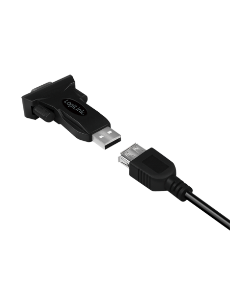 
AU0002F Conversor USB 2.0 a 1 puerto Serie (RS-232) Logilink Chipset: PL2303TA