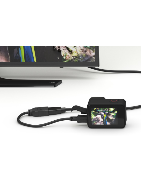 
58683 GOOBAY - Adaptador Micro HDMI-D Macho a HDMI-A Hembra 0.15m GOOBAY