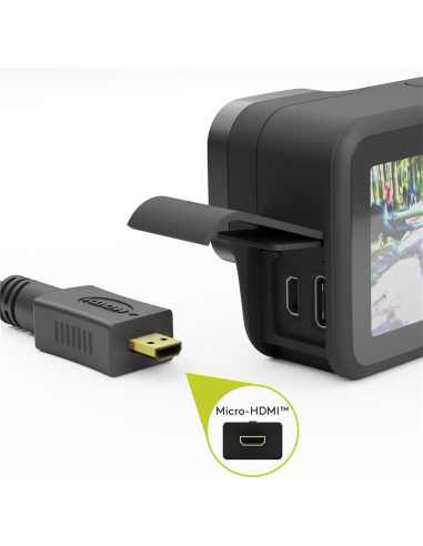 
58683 GOOBAY - Adaptador Micro HDMI-D Macho a HDMI-A Hembra 0.15m GOOBAY