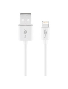 
54600 GOOBAY - Cable de carga datos USB AM a Apple Lightning  1,00m