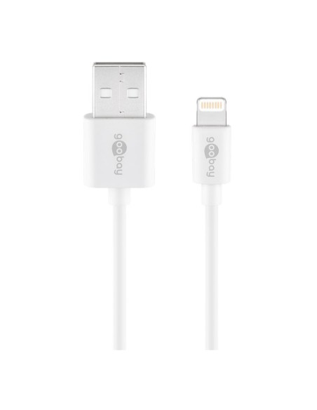 
72907 GOOBAY - Cable de carga datos USB AM a Apple Lightning  2,00m