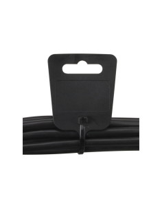 
Bridas 200x2,5mm Bolsa de  100 unidades Negra Con Euro Agujero para Colgar en Gancho de tienda 2