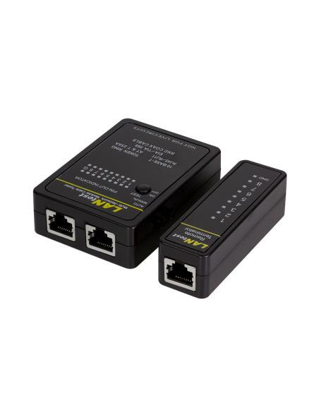 
WZ0015 Tester de cables RJ11,RJ45 y BNC, con unidad remota