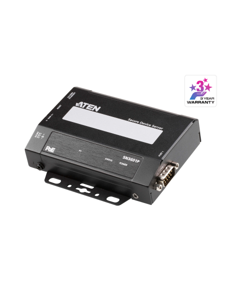 
SN3401P-AX ATEN - Servidor de dispositivos seguros RS-232 / RS-422 / RS-485 de 1 puerto con PoE