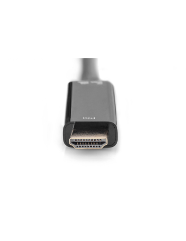 
AK-330101-002-S DIGITUS - Adaptador HDMI M a DP F con alimentación eléctrica externa 4K con 30 Hz. 0,2 m negro