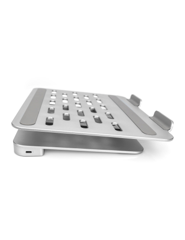 
DA-90429 Soporte para ordenador portátil con función de hub USB-C 3 USB 3.0, 1 4KHDMI, 1 RJ45, 1 carga PD