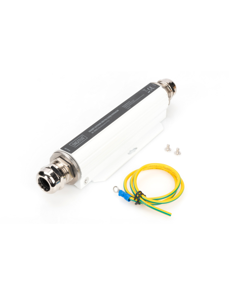 
DN-95424 DIGITUS - Protección contra sobretensiones  60 W Gigabit PoE. Digitus DN-95424 es una protección contra sobretension