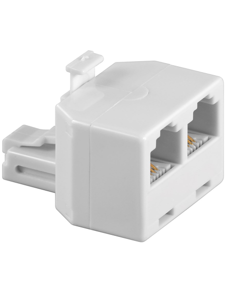 
93050 Adaptador M2H RJ11 Macho (6P4C) a 2 x RJ11 (6P4C) Hembra