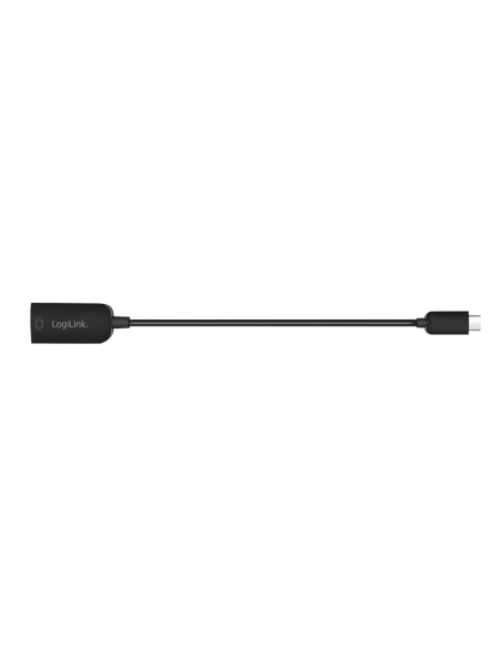 
UA0236A LOGILINK - Adaptador USB C Macho a HDMI Hembra 0.15m 4K/30Hz (3840x2160), Negro, Bolsa de Colgar