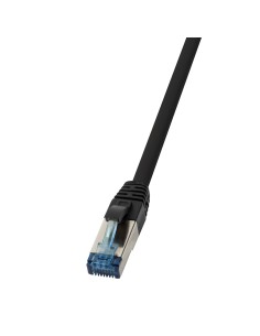 
CQ6025S LOGILINK - Patch Cable  Cat.6A S/FTP - PUR  0,50m, black