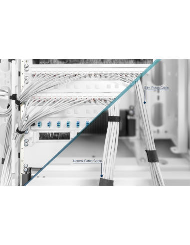 
DK-1617-020S DIGITUS - Cable delgado de interconexiones U-UTP de categoría 6, Cu, de baja emisión de humos y sin halógenos Ca