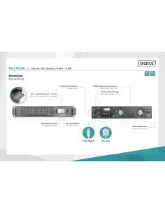 
DN-170106 DIGITUS - Módulo SAI OnLine, 6000 VA/6000 W sin baterías internas 2